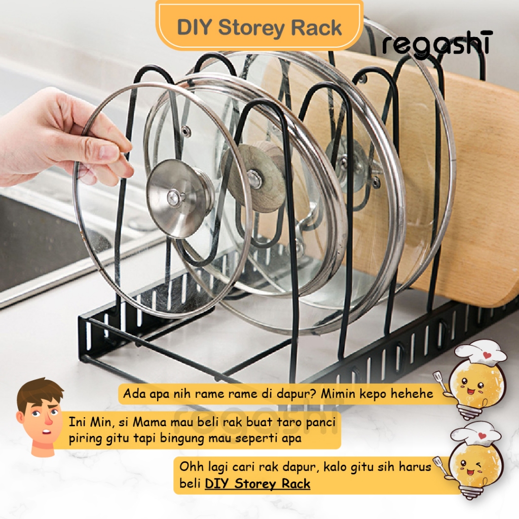 Jual DIY Storey Rack | Rak Dapur Susun Bawah Wastafel | Penyimpanan ...