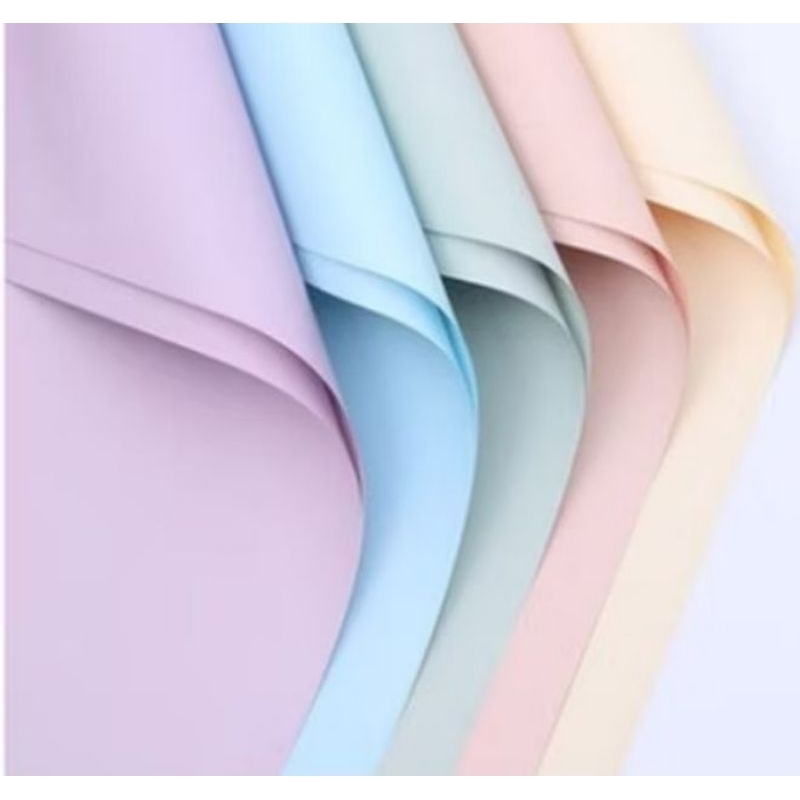 Jual Kertas Buket Matte Doff waterproof lebar kerang lebih 58x58cm ...