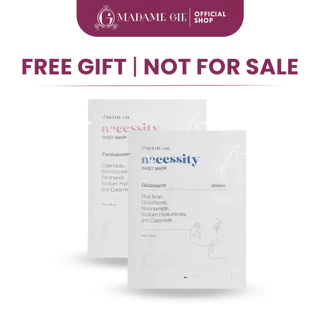 [NOTE FOR SALE] NECESSITY SHEETMASK ISI 2PCS