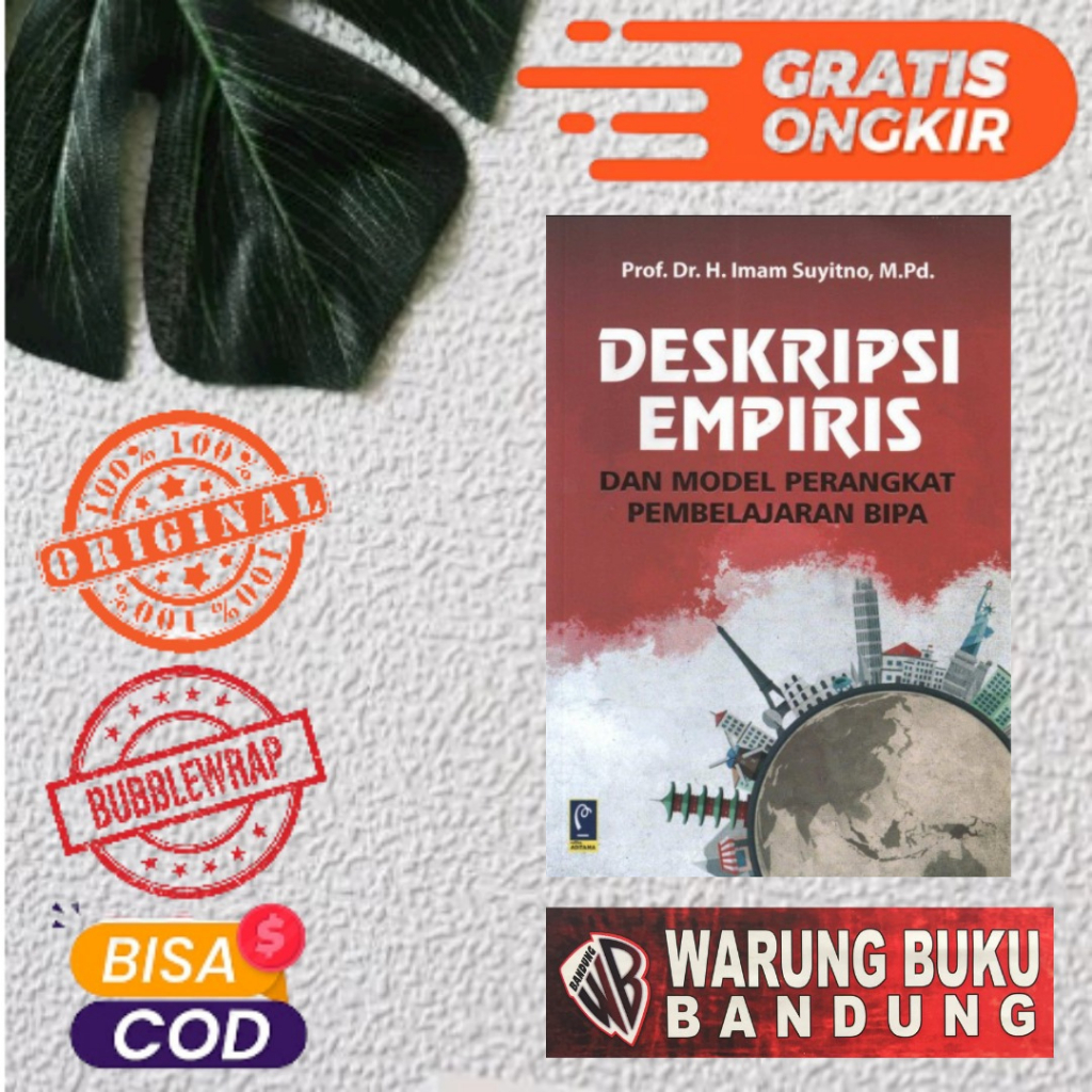 Jual BUKU DESKRIPSI EMPIRIS DAN MODEL PERANGKAT PEMBELAJARAN BIPA ...