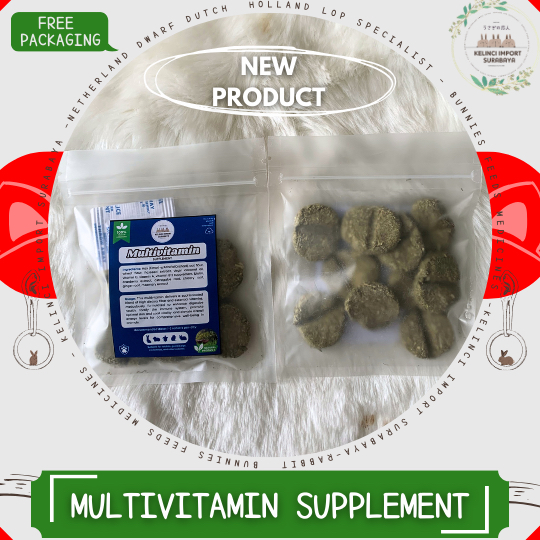 Jual SUPPLEMENT MULTIVITAMIN KIS For Rabbit, Guinnea Pig, Chincilla ...