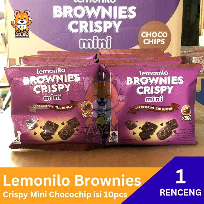 Jual Brownies crispy lemonilo mini 1 RENTENG - Lemonilo Brownies Crispy ...