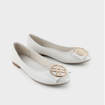URBAN CO Essentials Flat Shoes Wanita Sepatu Slip On Flatshoes Perempuan Mura