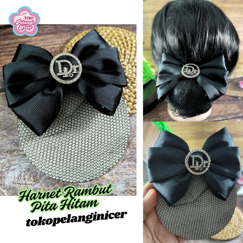 Jual Jepit Pita Hitam- Jepit Rambut Harnet Premium Spesial HITAM- Kep ...
