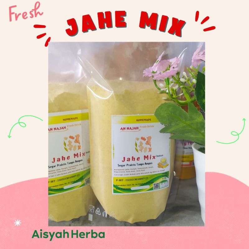 Jual Ekstrak Jahe Mix Instan 500g (Jahe Kunyit Temulawak Sereh dan ...