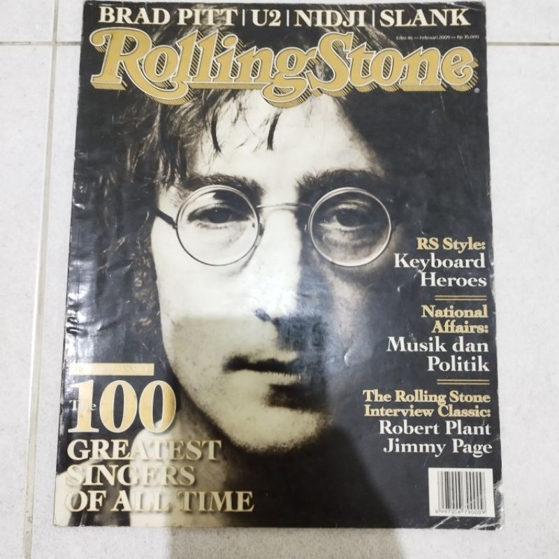 Jual Majalah Rolling stone Indonesia 100 the greatest singers of all ...