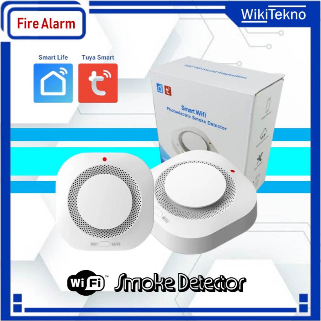 Jual Smoke Detector WiFi Tuya - Sensor Pendeteksi Asap Kebakaran ...
