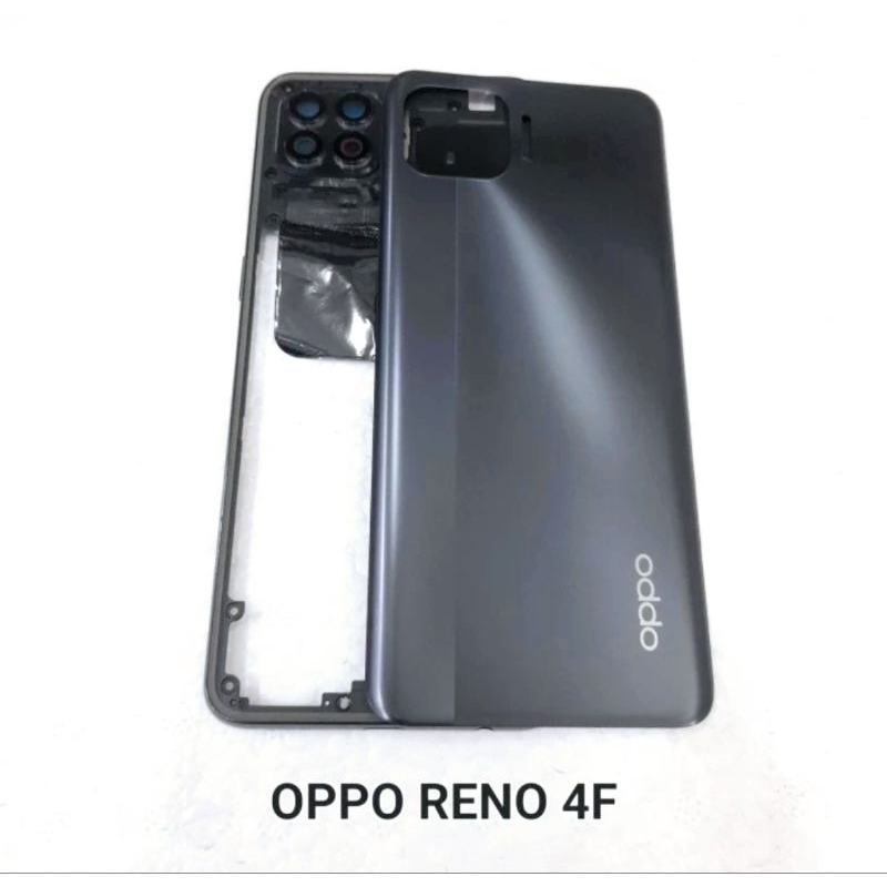 Jual Casing Fullset Oppo Reno 4F CPH2209 Backdoor + Bezel Rangka Kesing ...