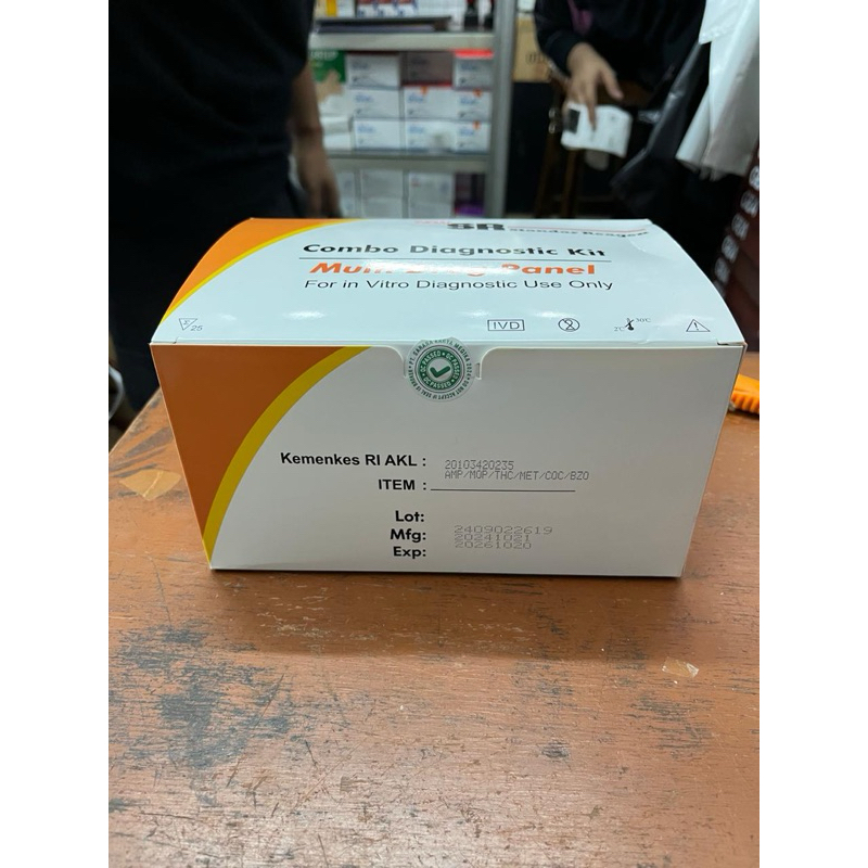 Jual Drug Abuse Test 6 Parameter box isi 25 merk SR Standar Reagen ...