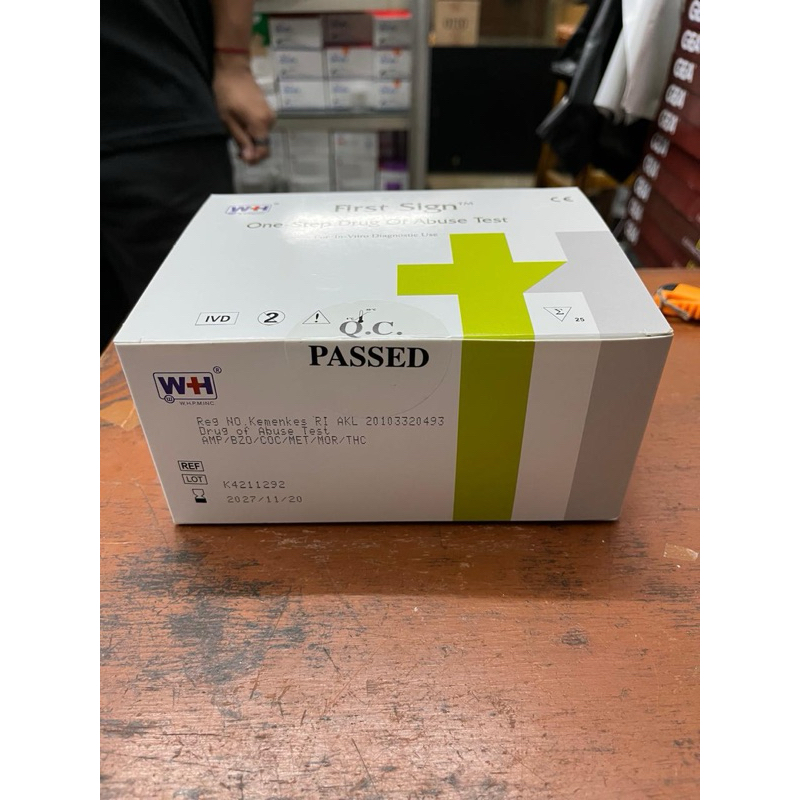 Jual Drug Abuse Test 6 Parameter box isi 25 merk First Sign / Drug Test ...