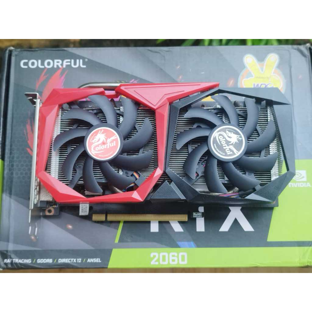 Jual COLORFUL RTX 2060 6GB 192 BIT DDR6 LIKE NEW | Shopee Indonesia