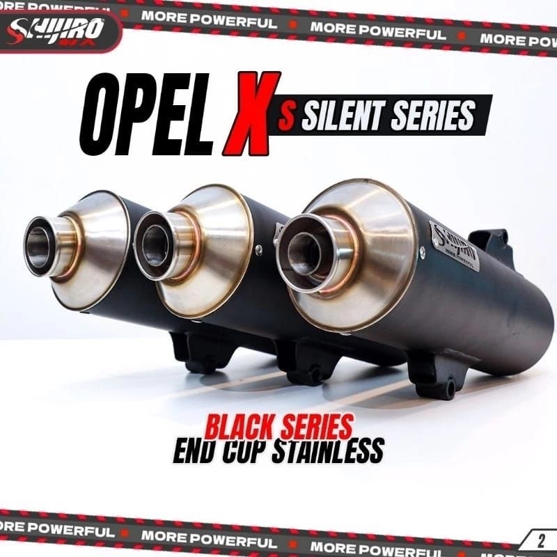 Jual Knalpot Shijiro New Opel X Silent N Max Aerox Lexy Vario125 Vario ...