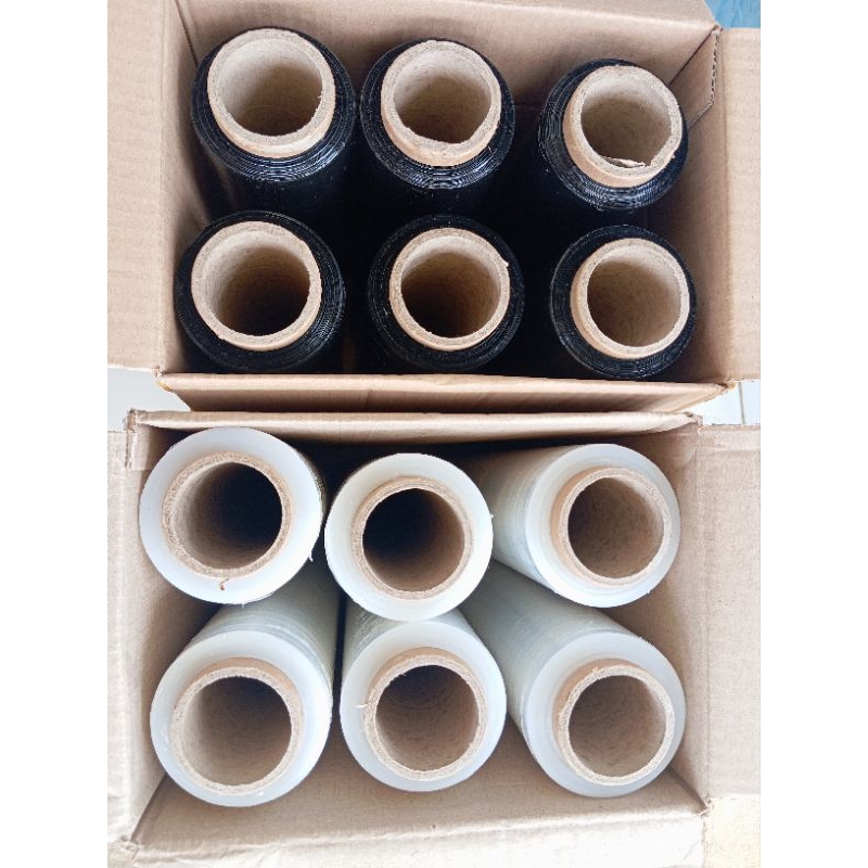 Jual Plastik wrapping hitam 50cm x 150meter 17micron/Plastik wrapping ...