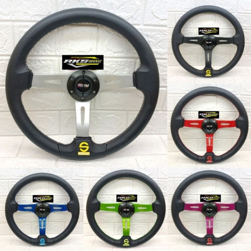Jual Setir mobil racing universal semua mobil 14'inci model polos ...