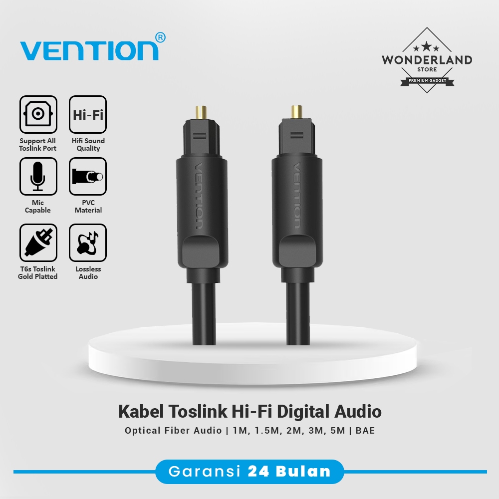 Jual Vention Kabel Optical Audio Toslink Fiber Digital Audio Optical ...