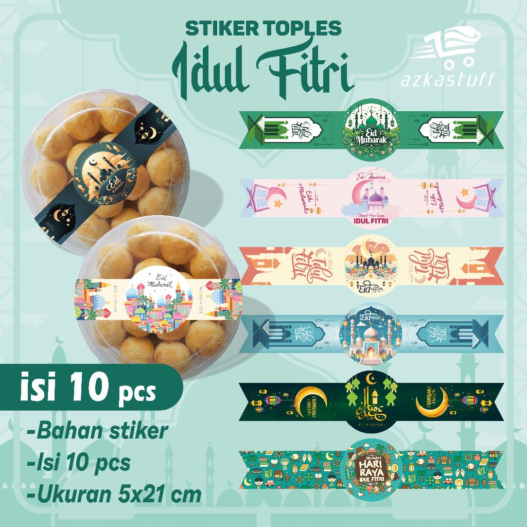 Jual Sticker Toples lebaran - stiker toples idul fitri | Shopee Indonesia
