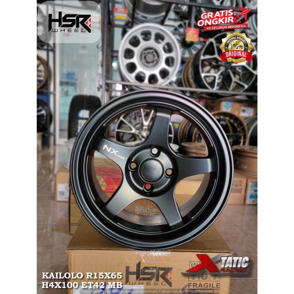 Jual Velg Mobil HSR R15 Type KAILOLO Cocok DI Brio,Mobilio,Agya ...