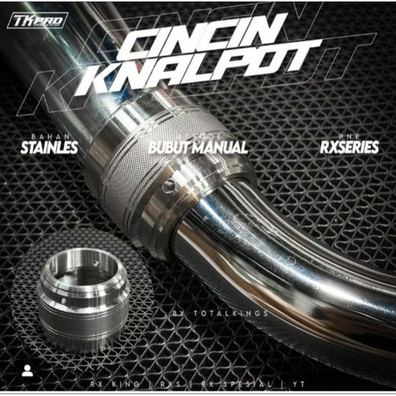 Jual CINCIN KNALPOT TENGAH RX KING CUSTOME STAINLIS TK PRO PREMIUM ...