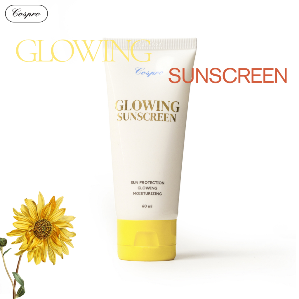 Jual Cospro Glowing Sunscreen SPF 50+++ Glowing Sunscreen BPOM | Shopee ...