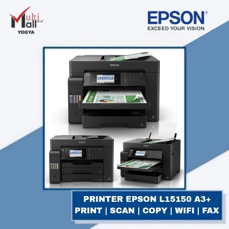 Jual Epson Printer L15150 A3+ Print Scan Copy WiFi Wireless Auto Duplex ...