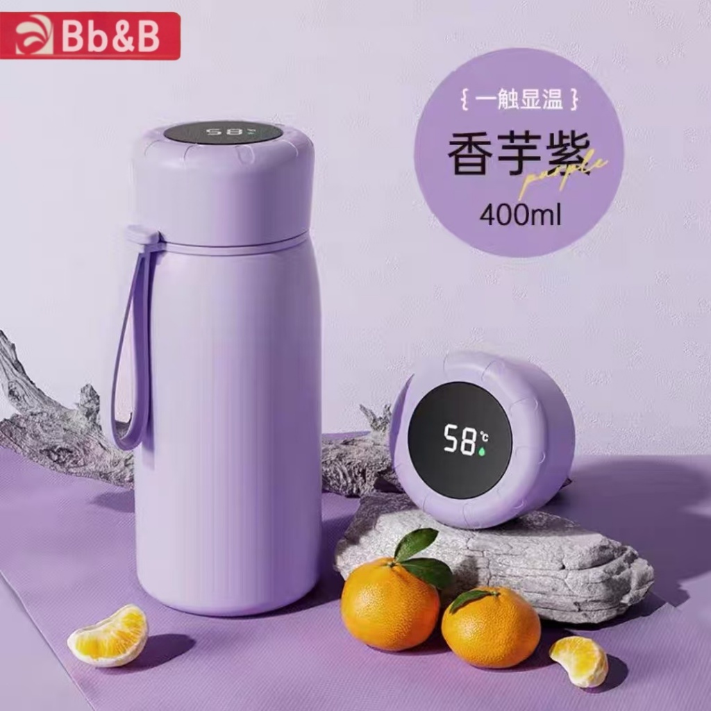 Jual Bb&B-251 Tumbler LED 400ML Temperature Botol Air Minum Stainless ...