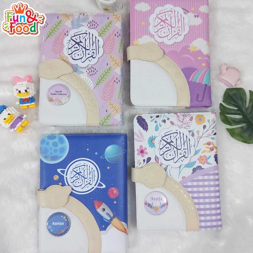 Jual Quran Hafalan Blok Latin Ukuran A5 Jaket Emboss Kancing Magnet Hot ...