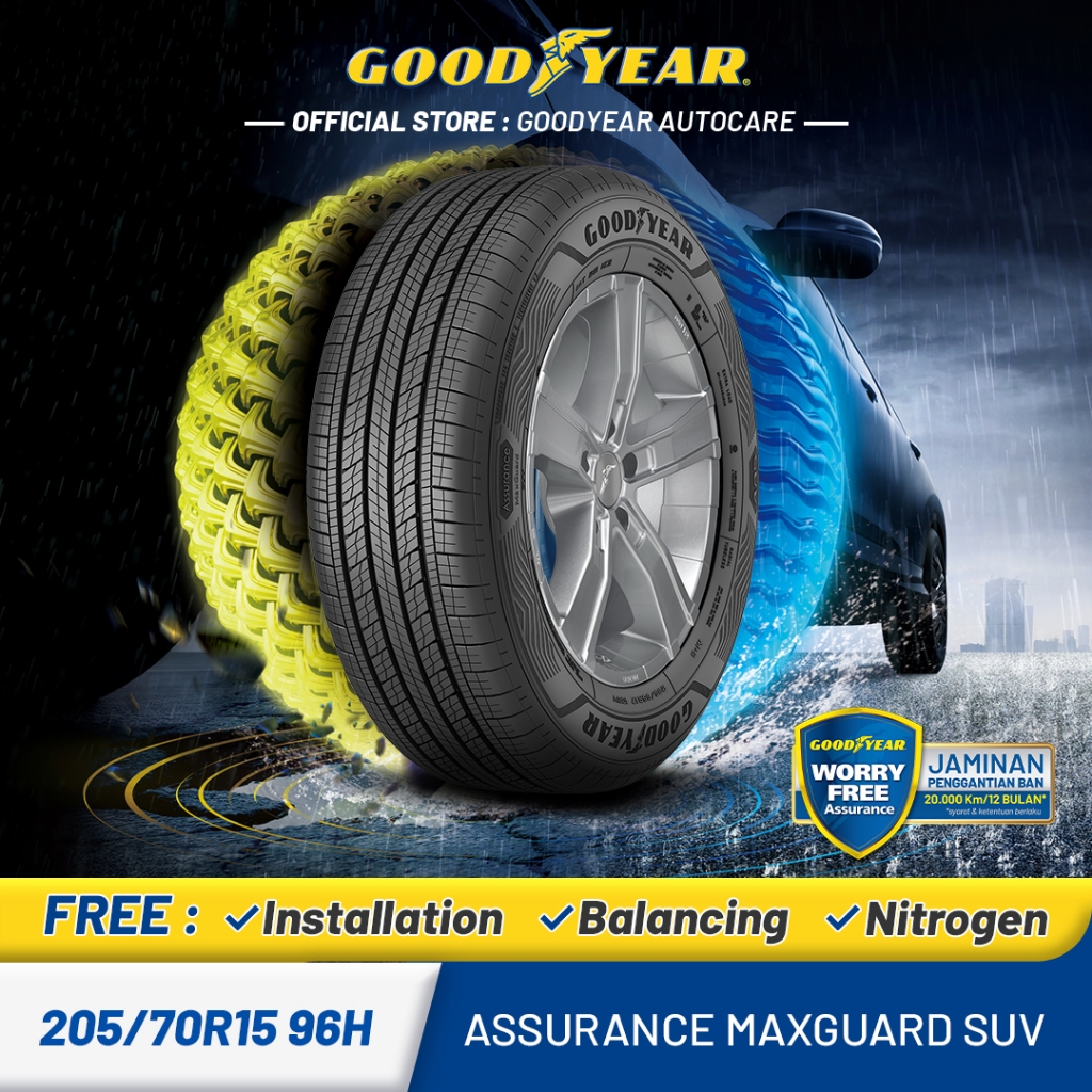 Jual Ban Goodyear 205/70R15 96H Assurance MaxGuard SUV | Shopee Indonesia