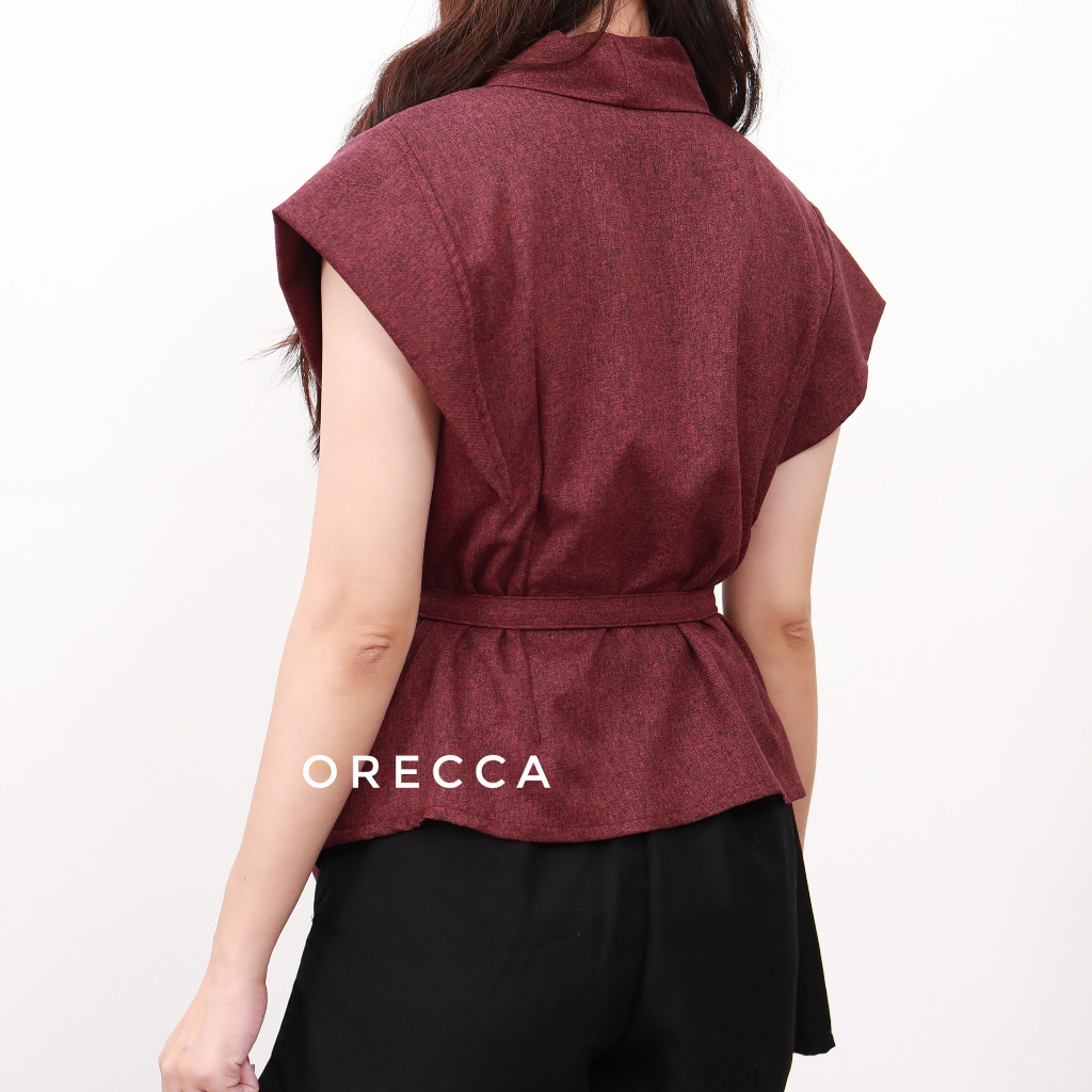 ORECCA - Sarang Top Atasan Wanita Lengan Pendek foto 3