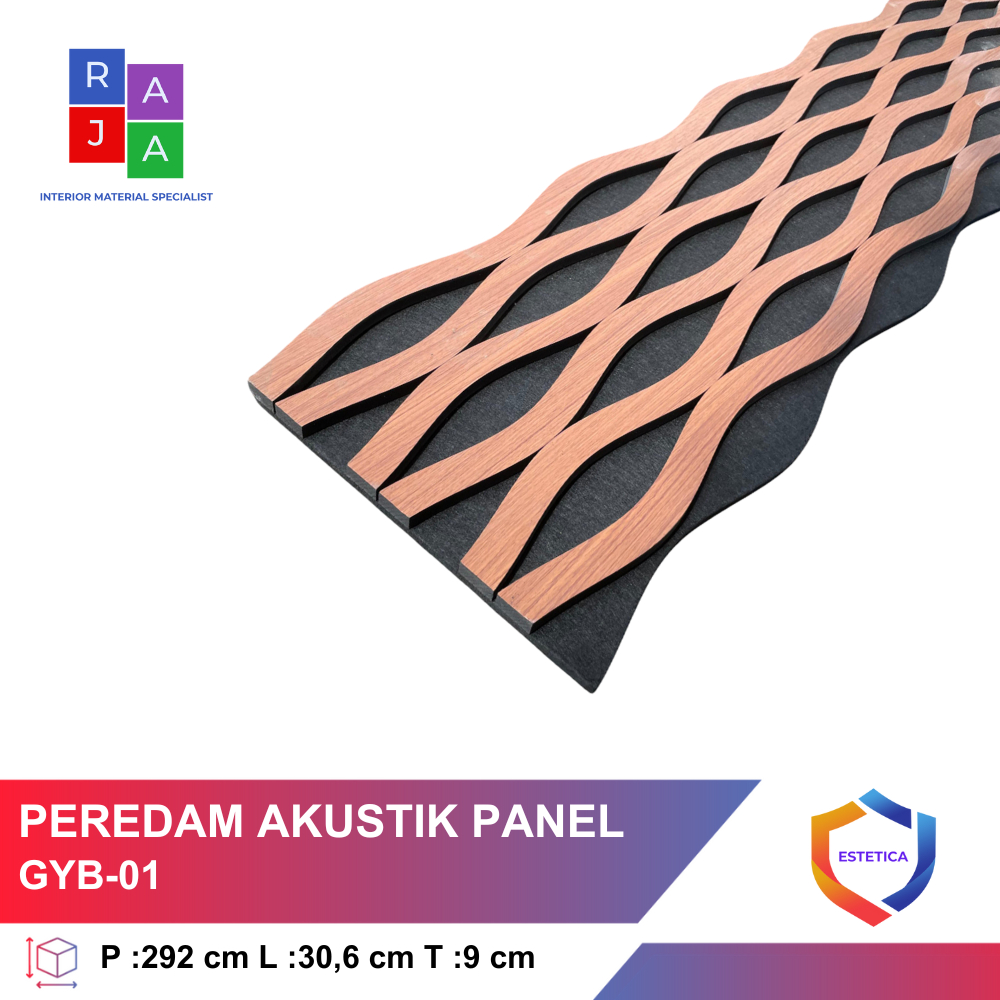 Jual Wpc Akustik Panel Peredam suara Studio Musik panjang 290 cm per ...