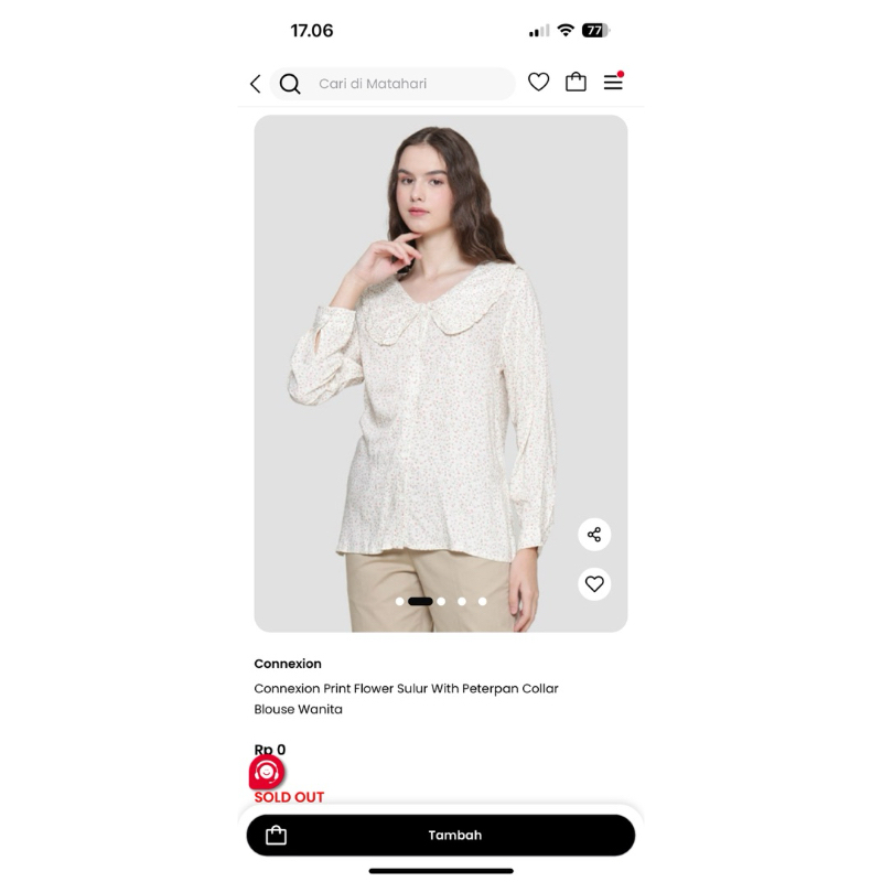 Connexion Raglan Kemeja Wanita main image 0