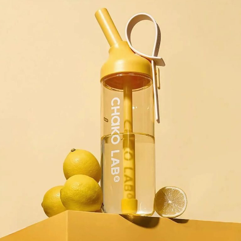 Jual CHAKO LAB Jojo Straw Bottle 888ml - Yellow | Shopee Indonesia