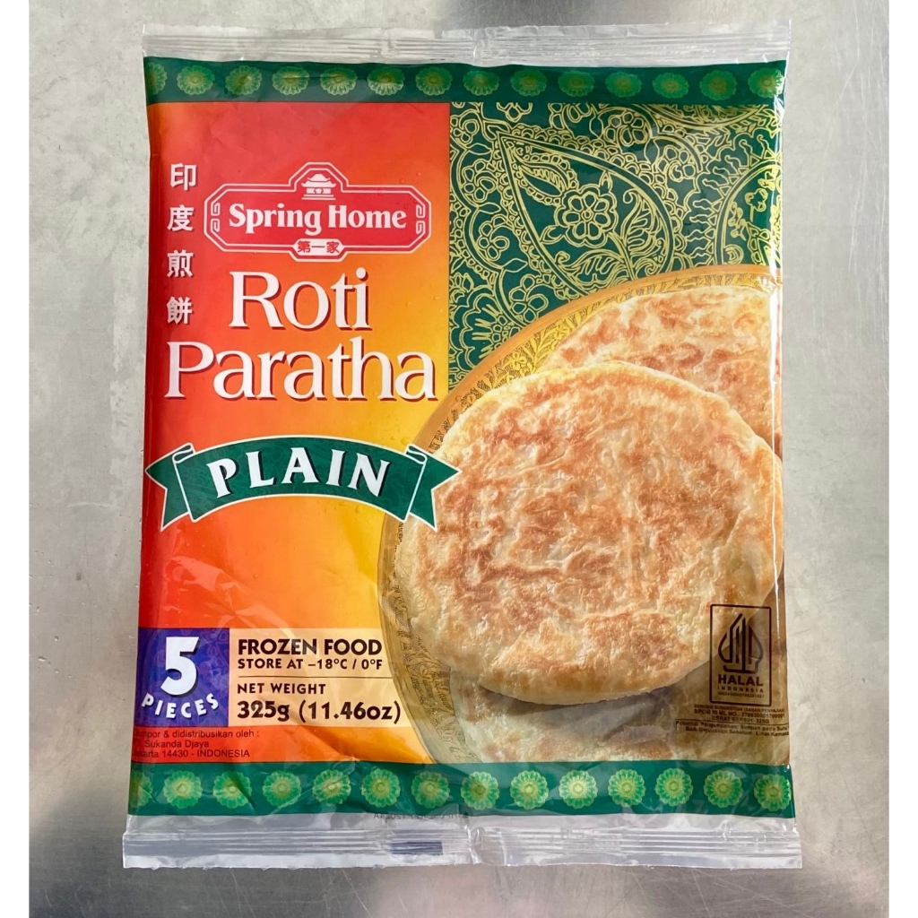 Jual Spring Home Roti Paratha Plain Isi 5 Lembar 325gr | Shopee Indonesia