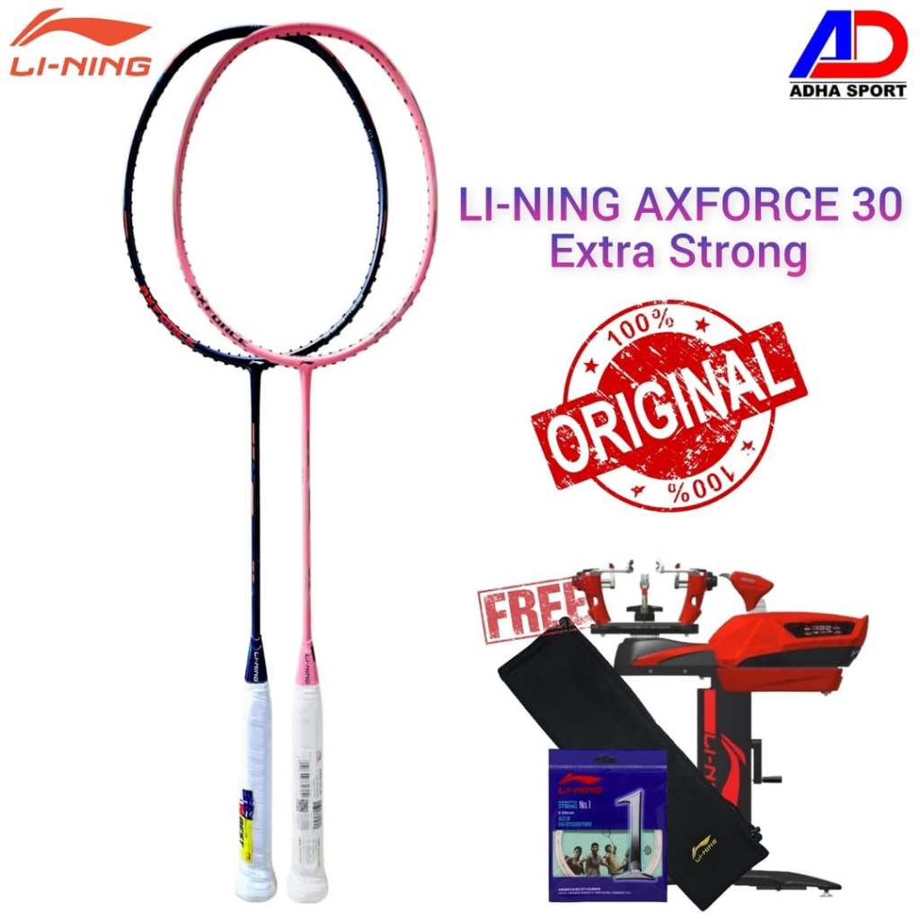 Jual Raket Badminton LiNing Axforce 30 Extra Strong Original Raket ...