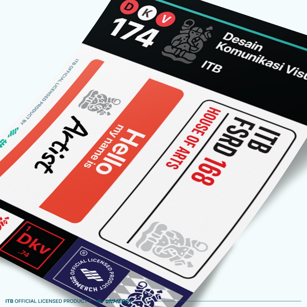 Jual Fakultas Seni Rupa dan Desain - Decal Sticker ITB Official Majors ...