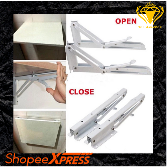 Jual ONAT SIKU RAK LIPAT / BRAKET SIKU / BRACKET FOLD FOLDING | Shopee ...