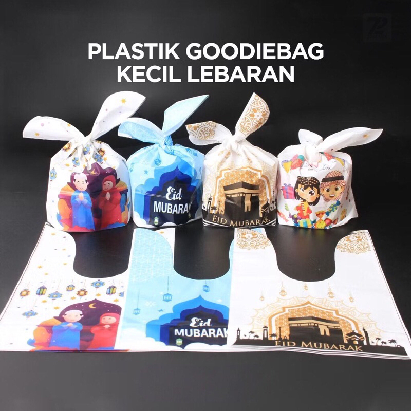 Jual ( 10 pcs atau 5 pcs) Kantong plastik packing ikat edisi idul fitri ...
