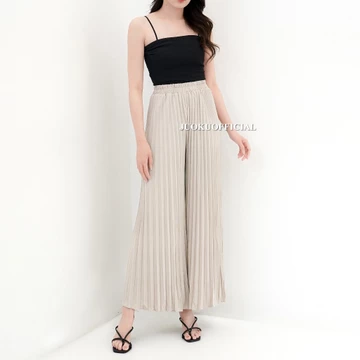 Celana Kulot Plisket Mayung Kulot Mayung Plisket Mayung Pleated Culotte Pants Pleated Pants