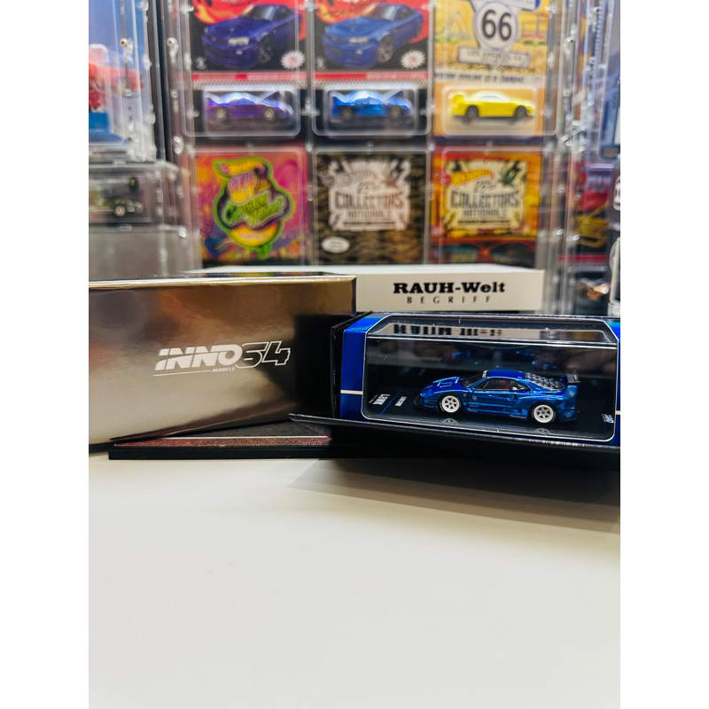 Jual Inno64 Inno CHASE LBWK Ferrari F40 Blue Chrome | Shopee Indonesia