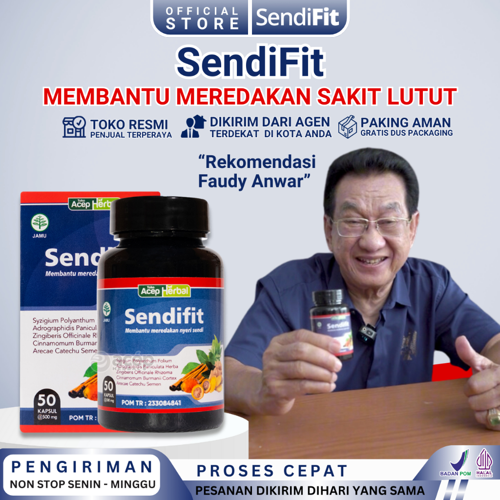 Jual Sendifit Obat Sakit Lutut Untuk Pelumas Sendi Herbal Original