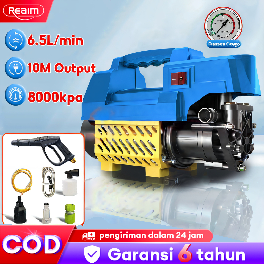 Jual Reaim 600W Jet Cleaner | Alat Steam Cuci Mobil & Motor | High ...
