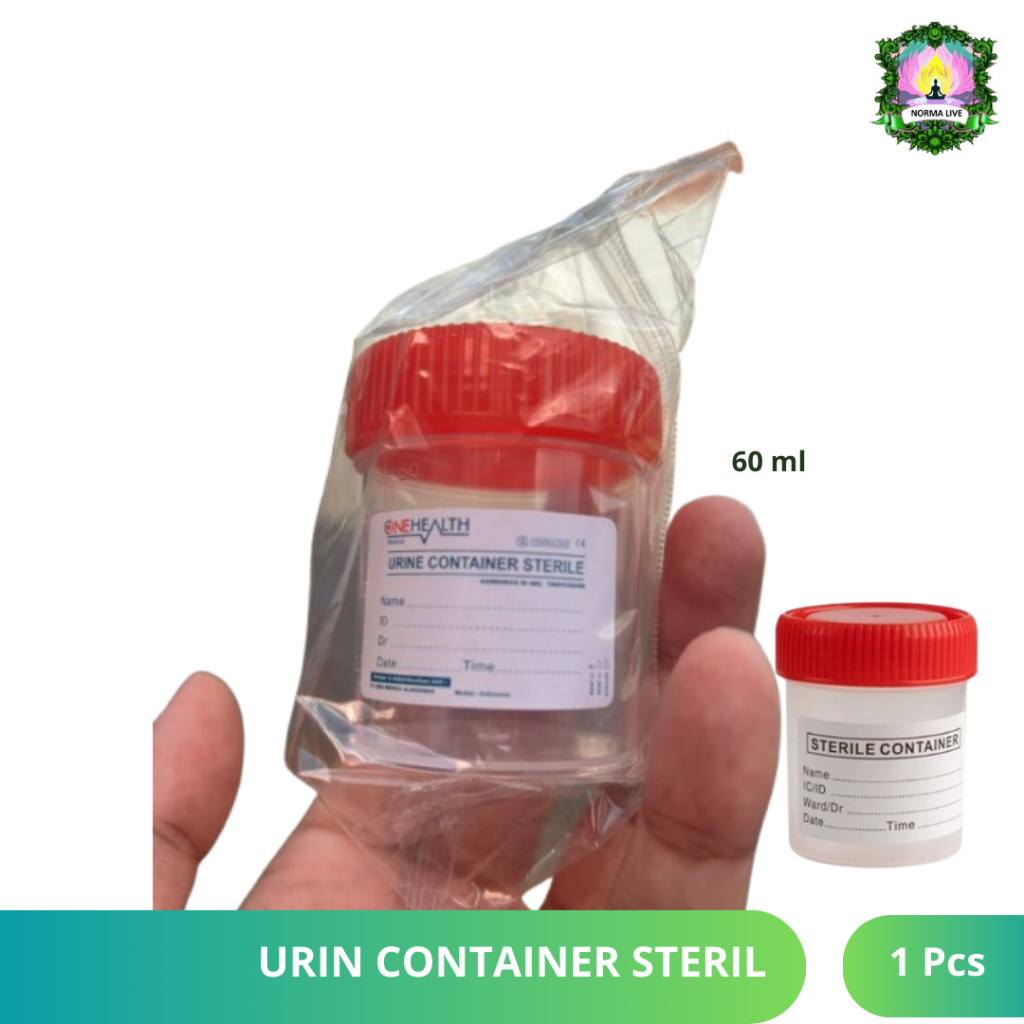 Jual Wadah Urine Container Steril Onehealth 60 ml Urin Sterile 10 pcs ...