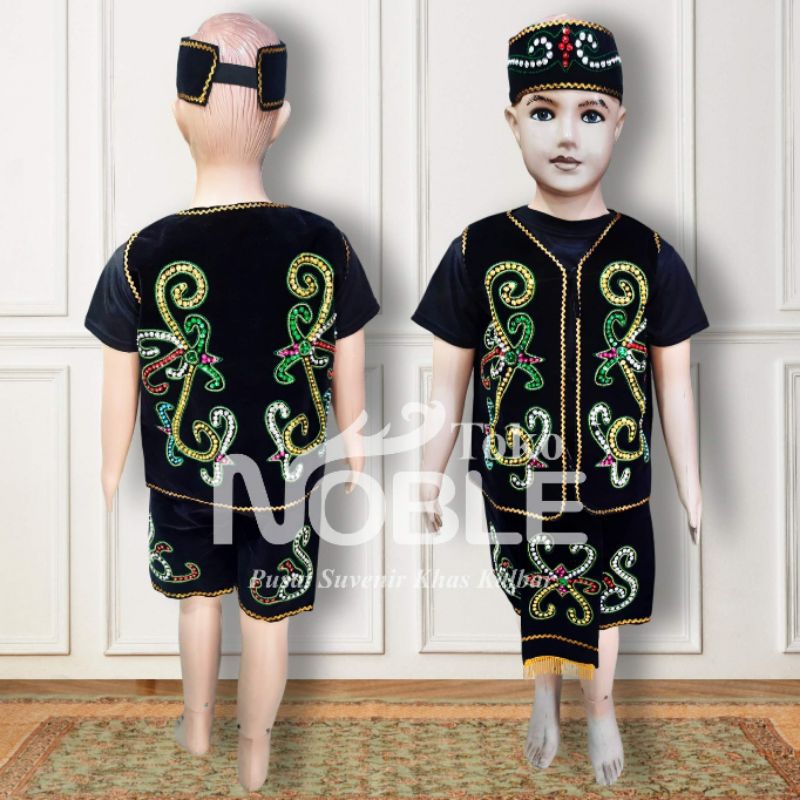 Jual Baju Adat Dayak Laki-Laki Ukuran SD | Shopee Indonesia