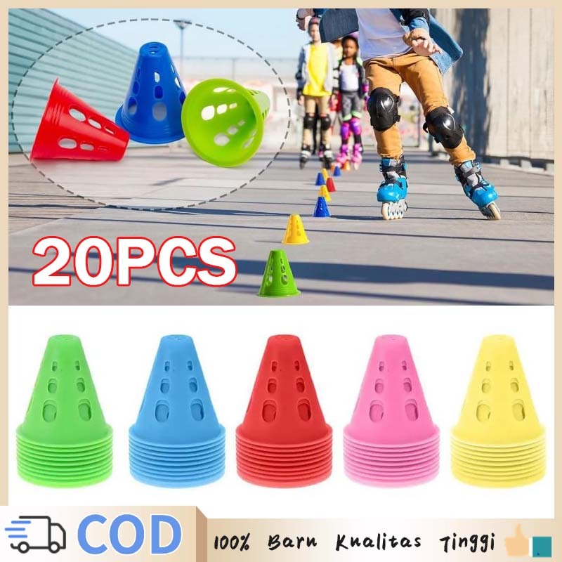 Jual Is 10pcs Cone Inline Skate Kerucut Sepatu Roda Marker Tahan Angin ...