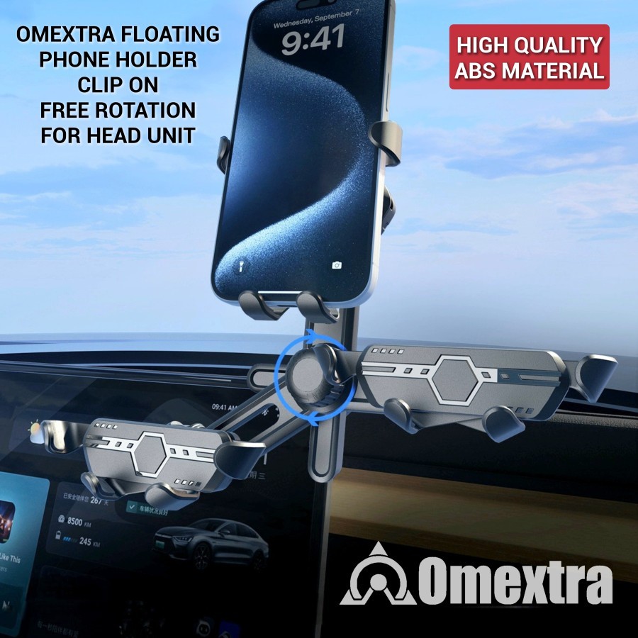 Jual Flexible Clip Indomextra Phone Holder Floating Head Unit Mobil ...