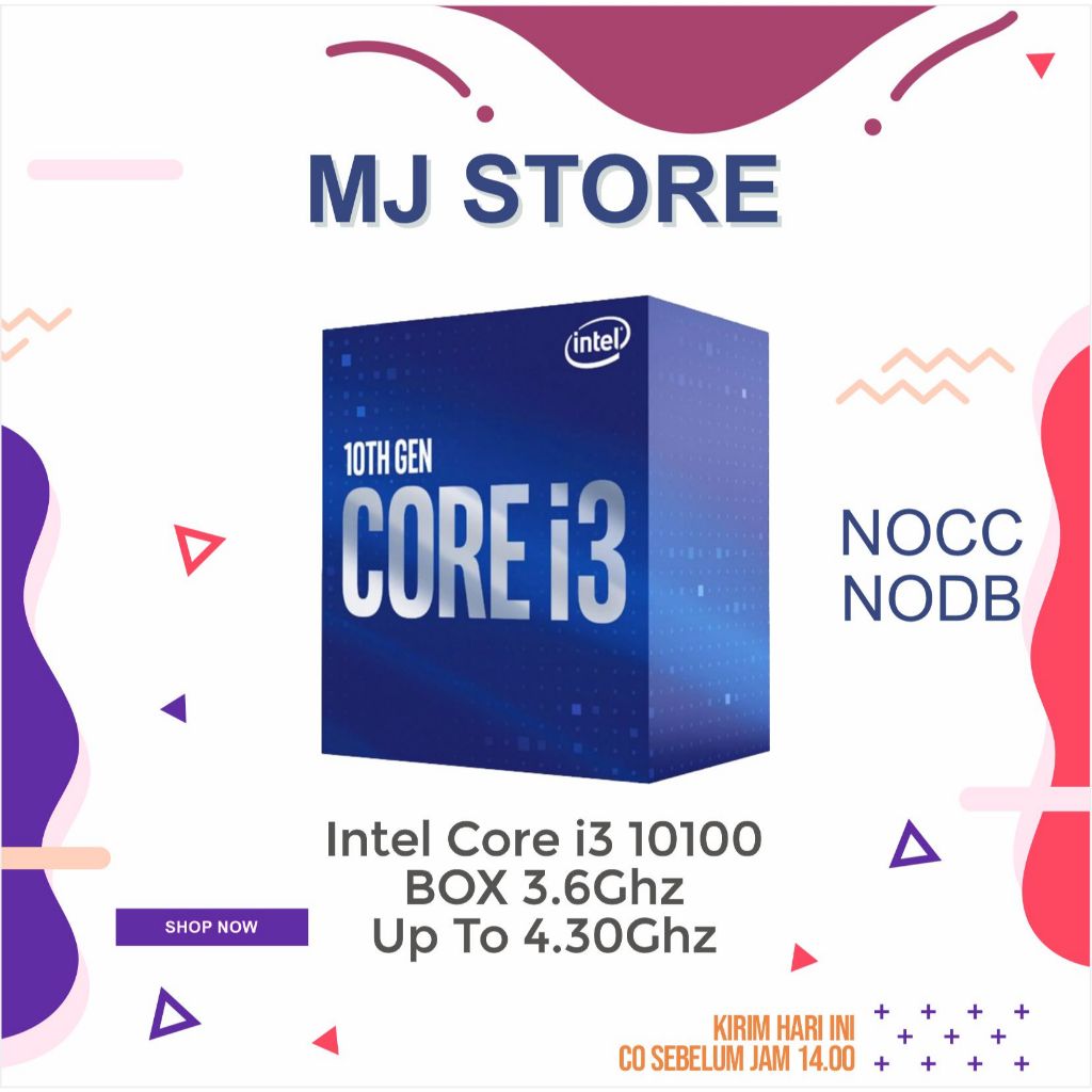 Jual Intel Core i3 10100 BOX 3.6Ghz Up To 4.30Ghz | Shopee Indonesia