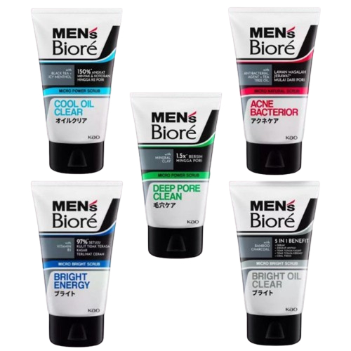 Jual Mens Biore Facial Wash 100 gr - All Variant | Shopee Indonesia