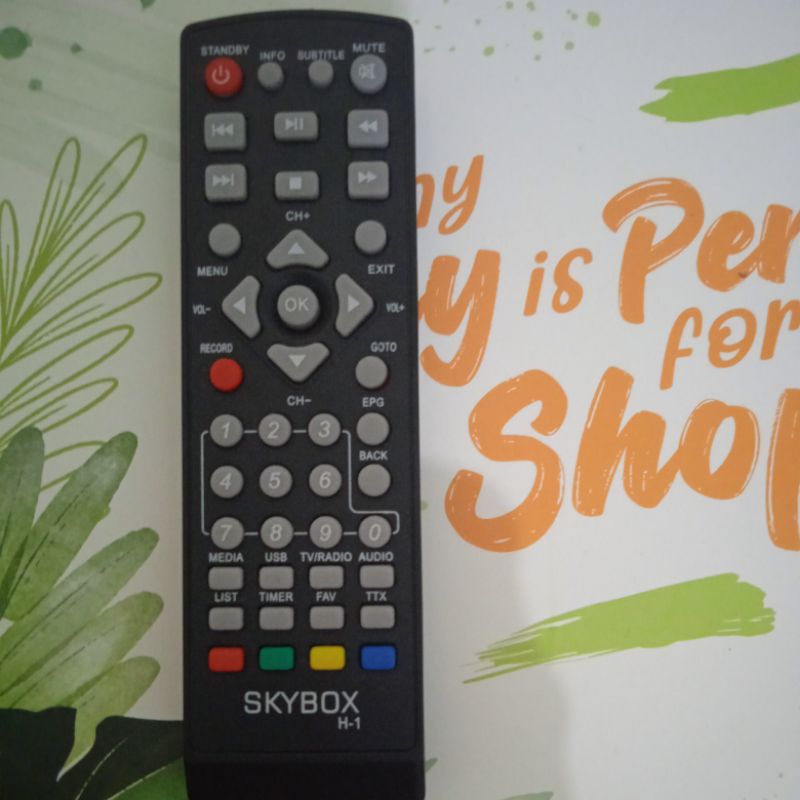 Jual Remot remote STB skybox h1 langsung pakai | Shopee Indonesia