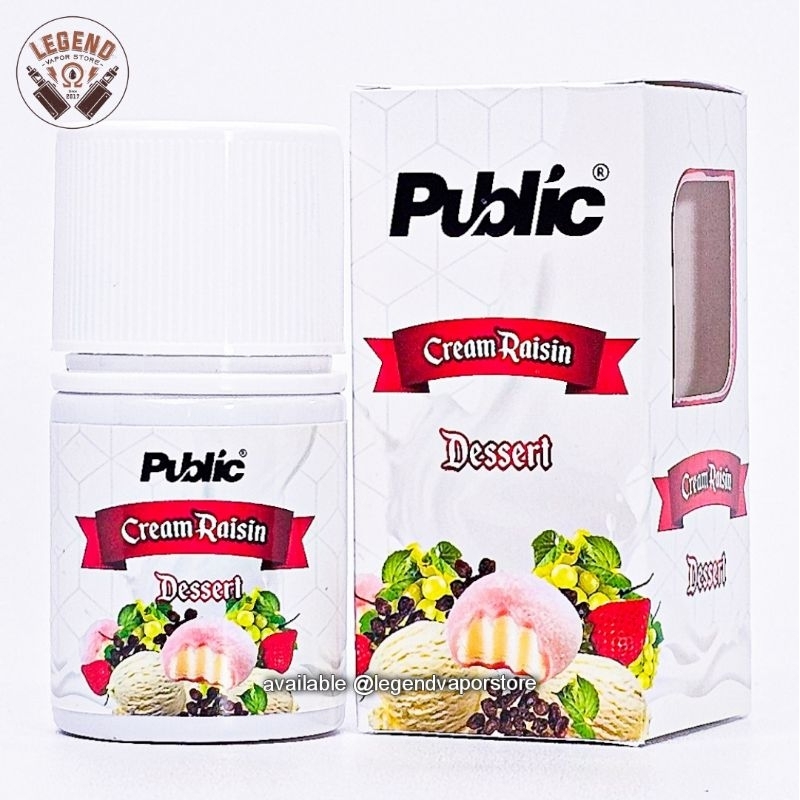 Jual FREEBASE - LIQUID CREAM RAISIN DESSERT V2 Vanilla Ice Cream Raisin ...