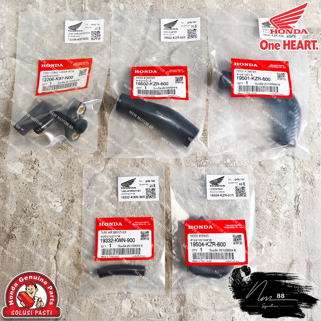 Jual Selang Radiator + Pipa Radiator 1 SET Vario 125 FI eSP Vario 150 ...