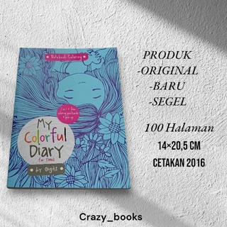 BUKU MURAH ORIGINAL / BUKU COLORING / MY COLORFUL DIARY / HOBI / BEST SELLER / COLORING ANAK - DEWASA /